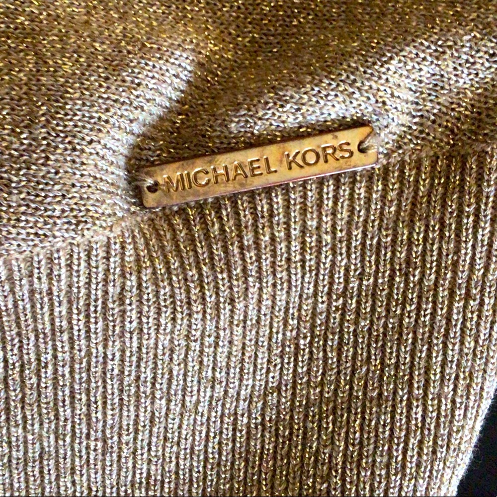 MICHEAL KORS SPARKLING GOLD TUNIC TOPS🎀 - Picture 6 of 7